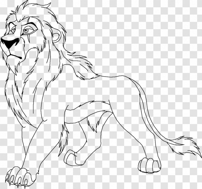 Scar Mufasa Simba Lion Zira - Kovu - Lions Printing Transparent PNG
