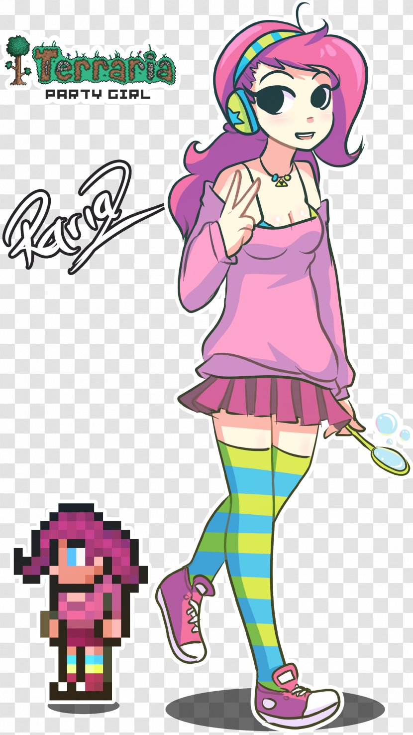 Terraria Minecraft Video Game Non-player Character - Google - Fan Art Transparent PNG