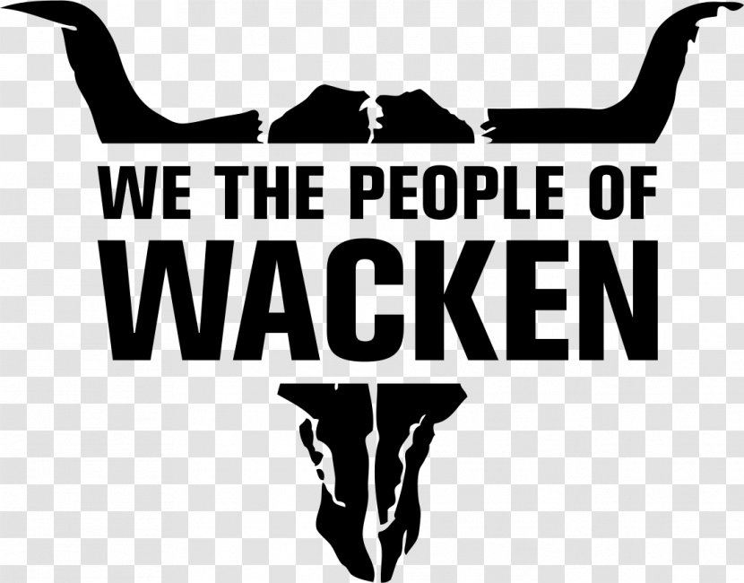 Wacken Open Air Logo Person Banner - Black Transparent PNG