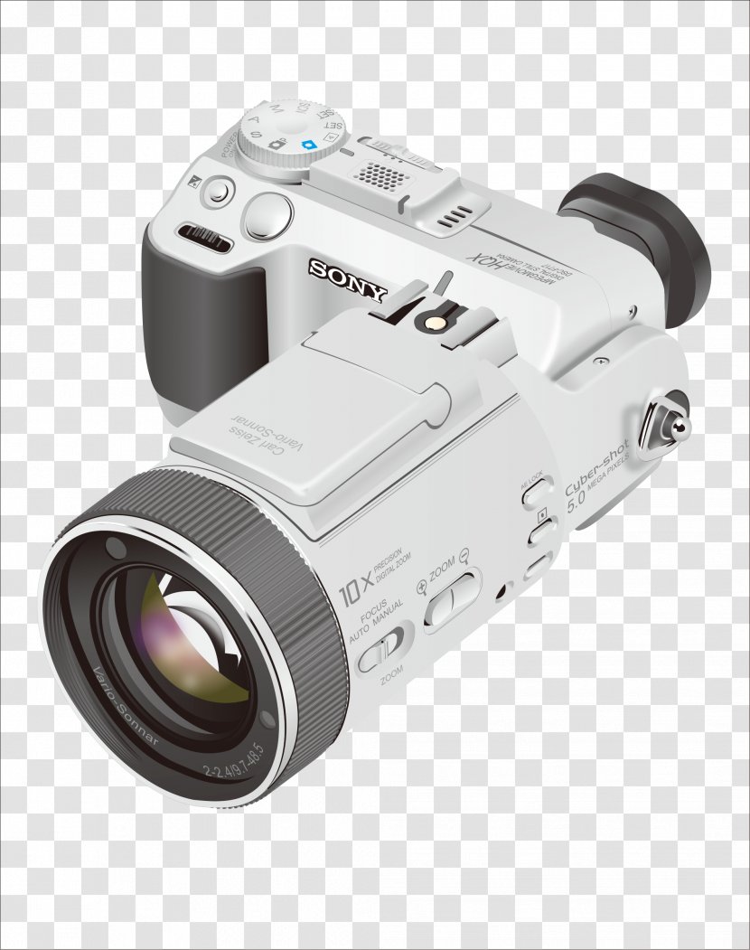 Sony Cyber-shot DSC-F717 DSC-F828 U03b1 Camera - Cybershot Dscf717 - SONYF717 Vector Transparent PNG