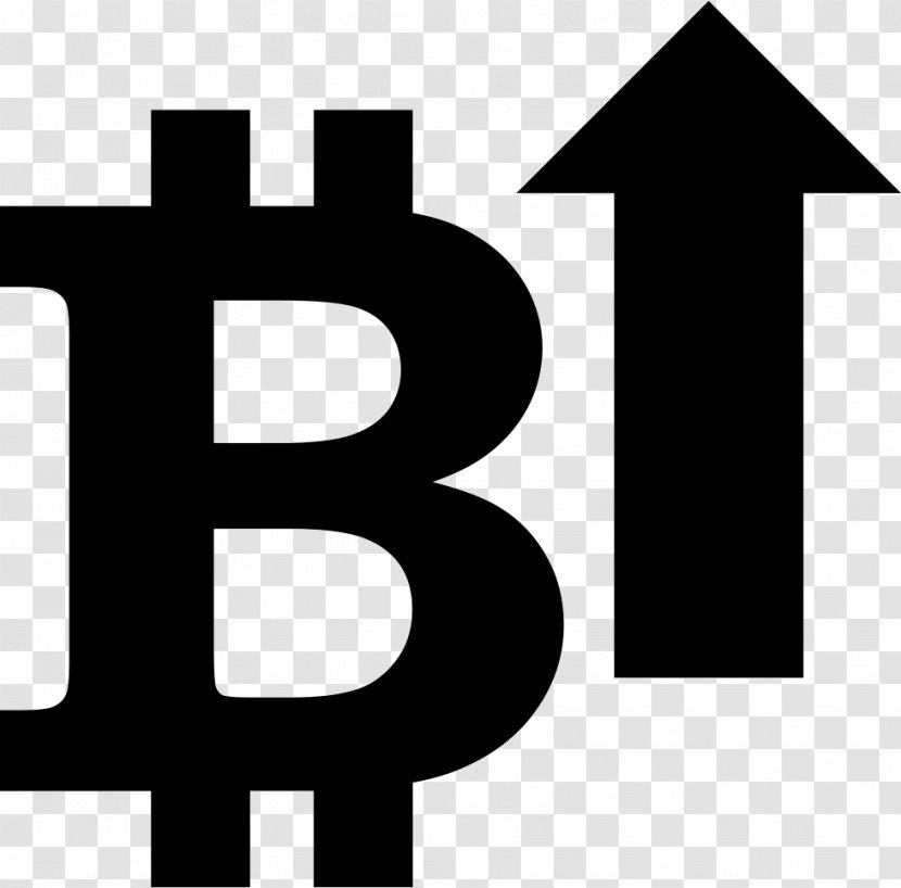 Bitcoin - Black And White Transparent PNG