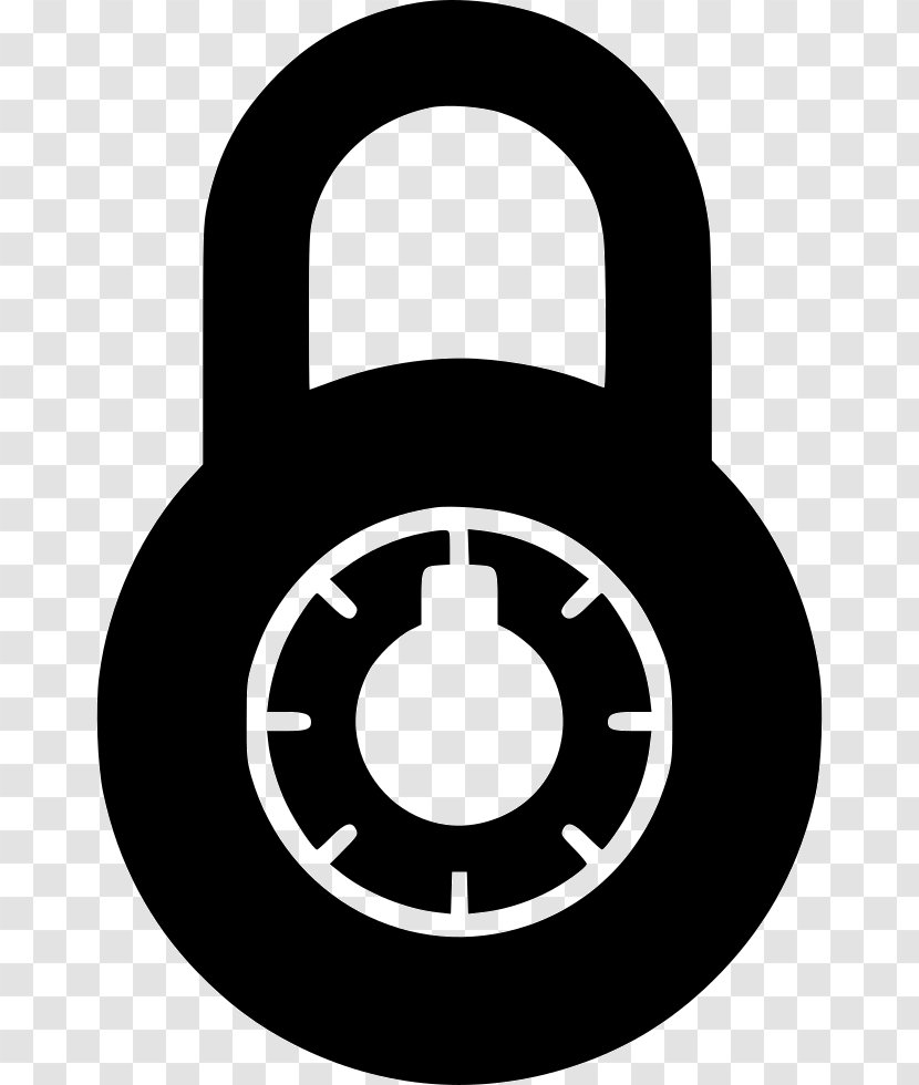 Hardware Accessory Padlock Black And White Transparent PNG