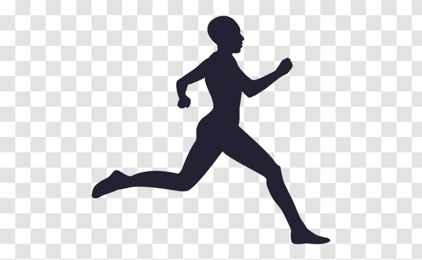 Silhouette Download - Knee - Running Transparent PNG
