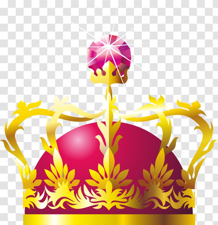 Vector Graphics Clip Art Crown Image - Yellow Transparent PNG