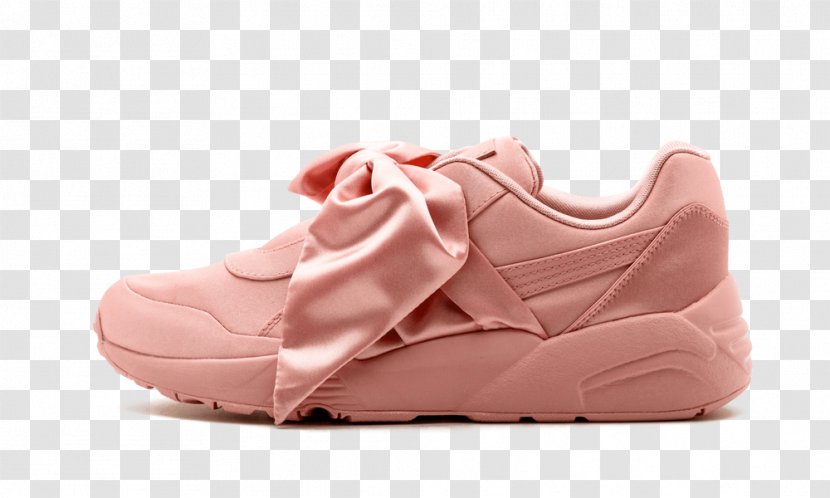 Pink Nike Free Sneakers Puma - Heart - Shoe Transparent PNG