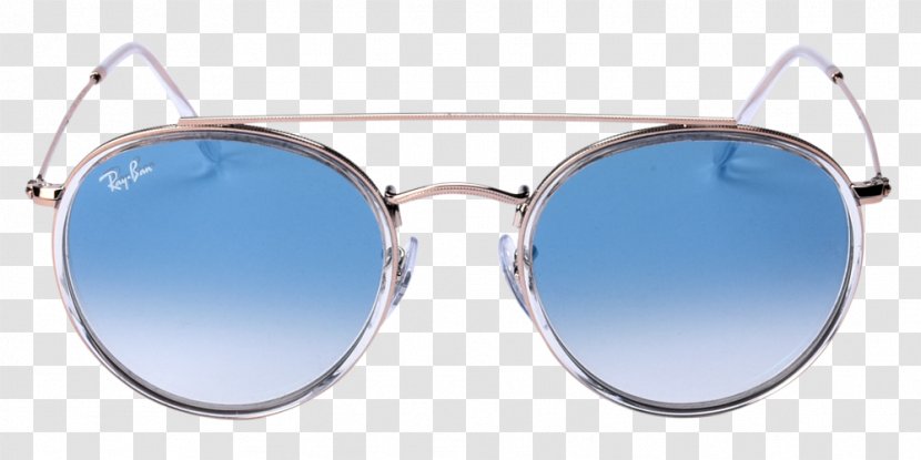 Goggles Sunglasses Ray-Ban Round Double Bridge - Glasses Transparent PNG