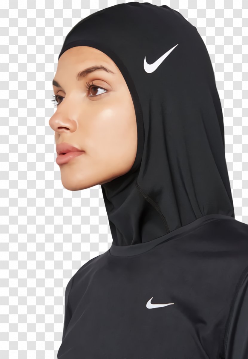 Women Nike Pro Hijab Women's Clothing Accessories - Black - Fashion Transparent PNG