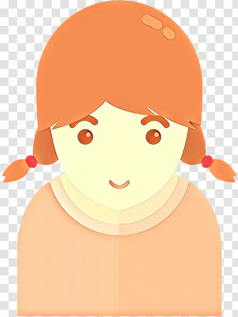Eye Cheek Clip Art Illustration Forehead - Peach - Character Transparent PNG