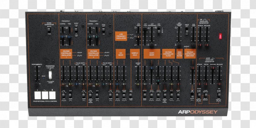 ARP Odyssey Minimoog Prophet '08 Sound Synthesizers Korg - Cartoon - Musical Instruments Transparent PNG