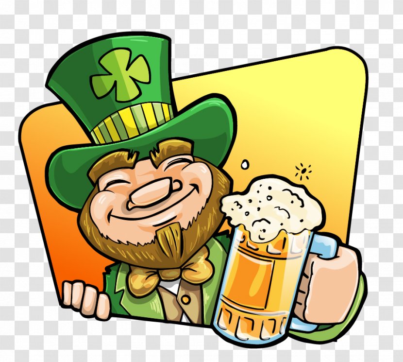 Beer Leprechaun Drink Saint Patricks Day Clip Art - Human Behavior - Cute Cliparts Transparent PNG