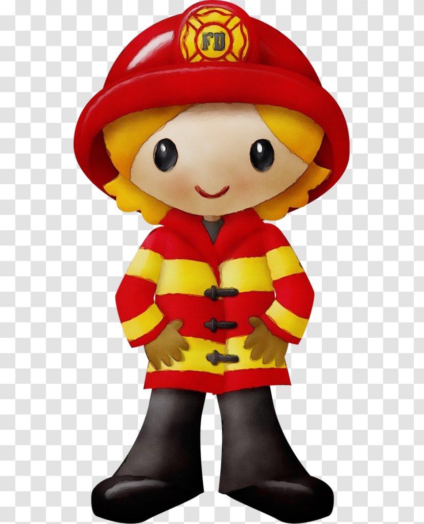 Firefighter - Fictional Character - Action Figure Mascot Transparent PNG