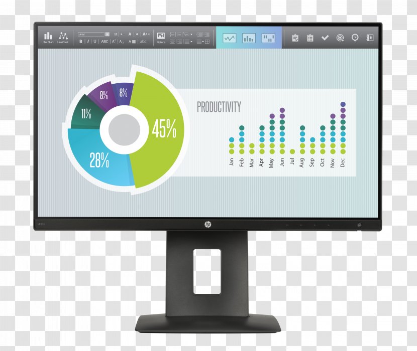 HEWLETT-PACKARD M2J71A8#ABA SMART BUY 21.5IN LED 1920X1080 HP Inc. Z22n Computer Monitors IPS Panel - Multimedia - Flat Display Mounting Interface Transparent PNG