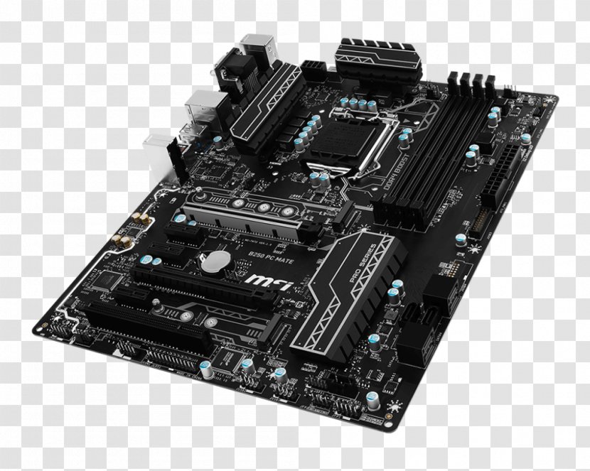 Intel MSI H270 GAMING PRO CARBON Motherboard LGA 1151 - Lga Transparent PNG