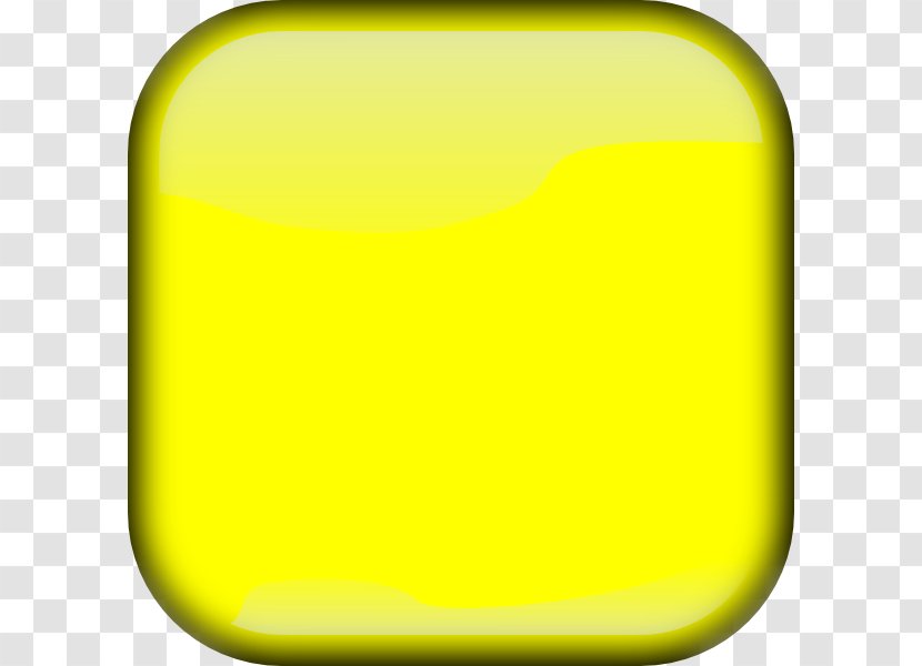 Yellow Button Square Clip Art - Orange - Cliparts Transparent PNG