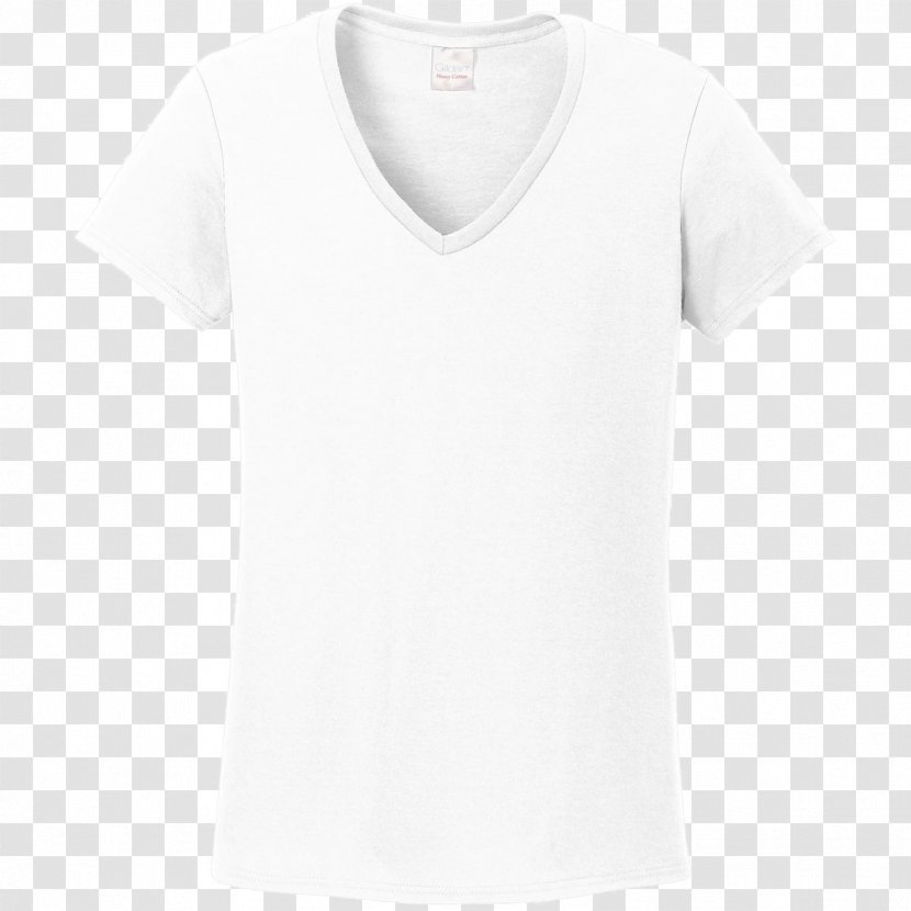 T-shirt Shoulder Sleeve Collar - White Transparent PNG