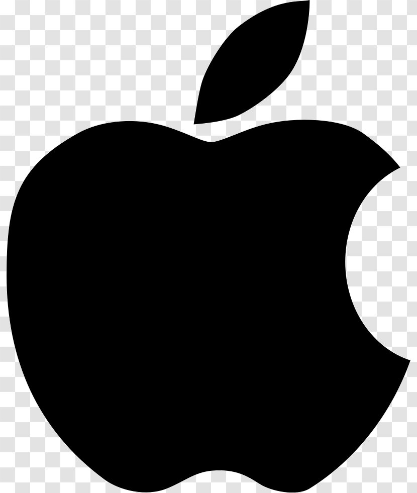 Apple Logo Clip Art - Black Transparent PNG