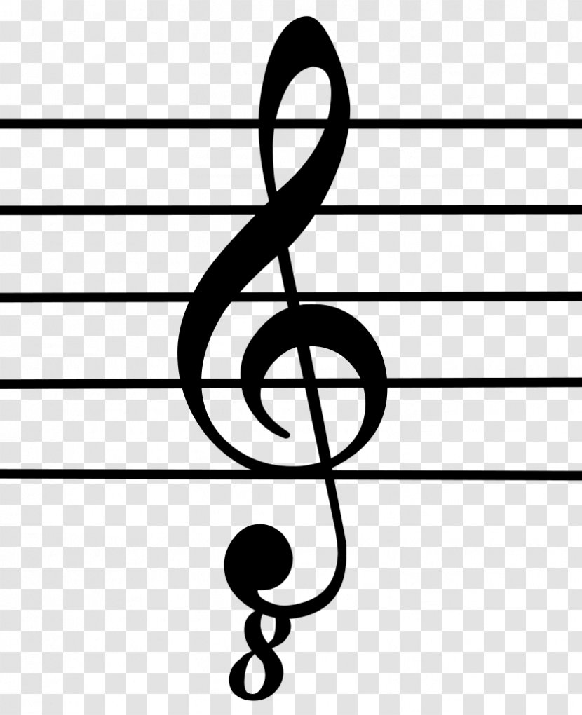 Clef Treble Staff Musical Note - Heart Transparent PNG