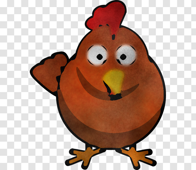 Cartoon Bird Chicken Animation Beak Transparent PNG