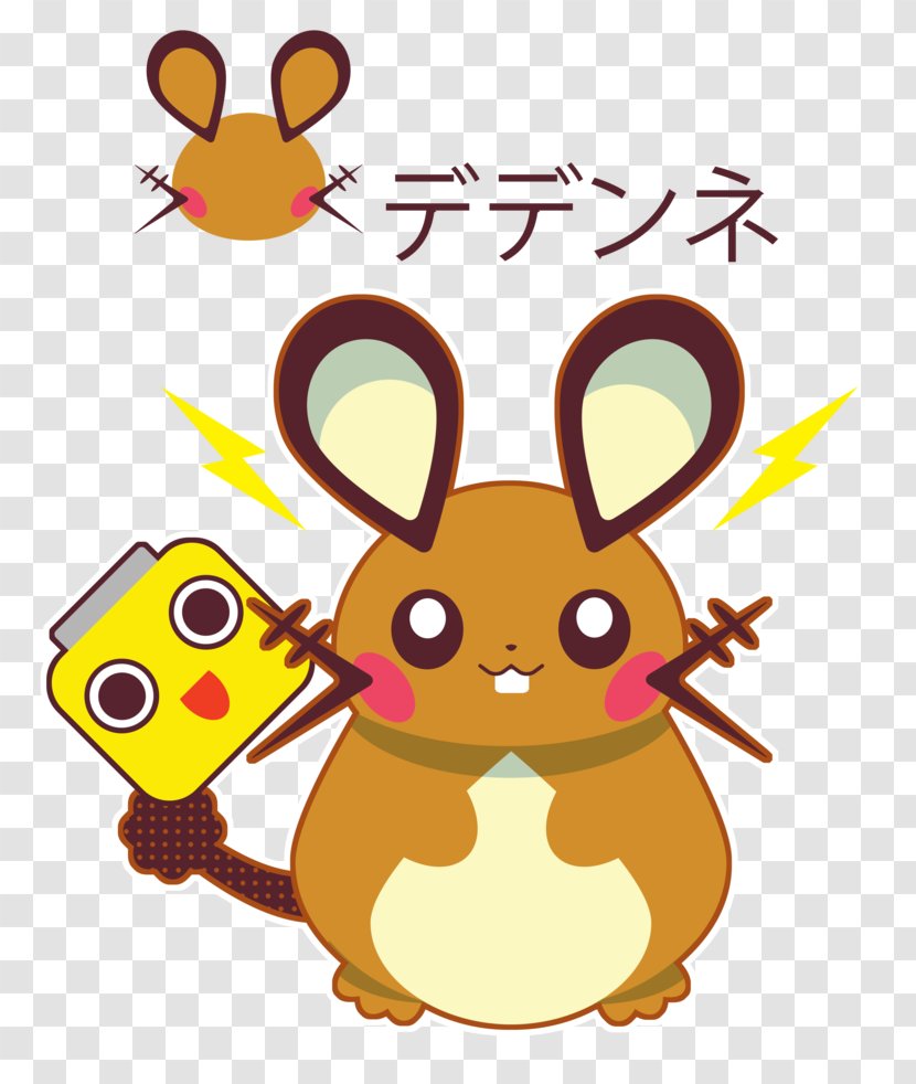 Domestic Rabbit Drawing Pikachu Easter Bunny - Frame Transparent PNG