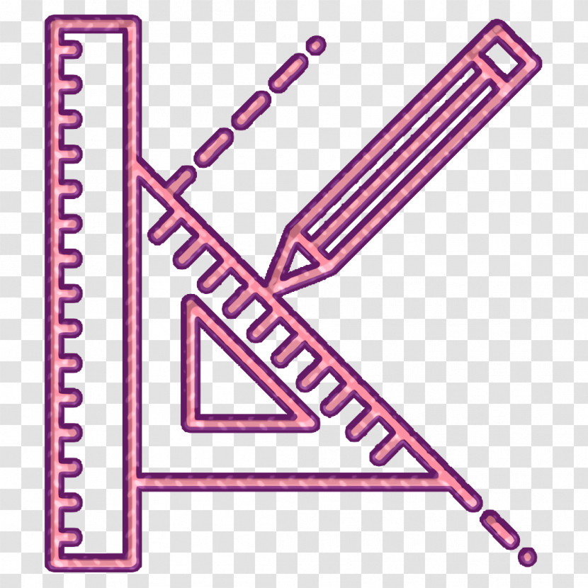 Engineering Icon Ruler Icon Creative Process Icon Transparent PNG