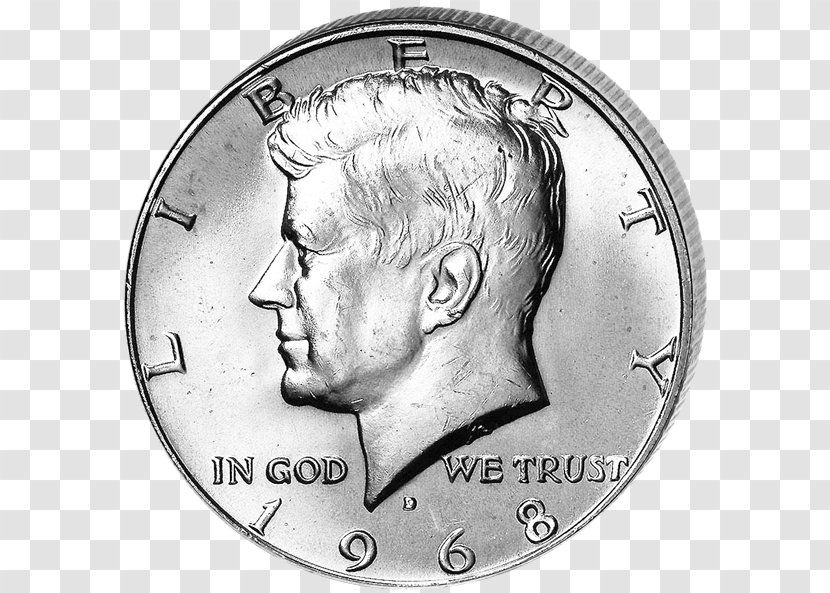 Silver Coin Dostawa Peace Dollar - Kennedy Half Transparent PNG