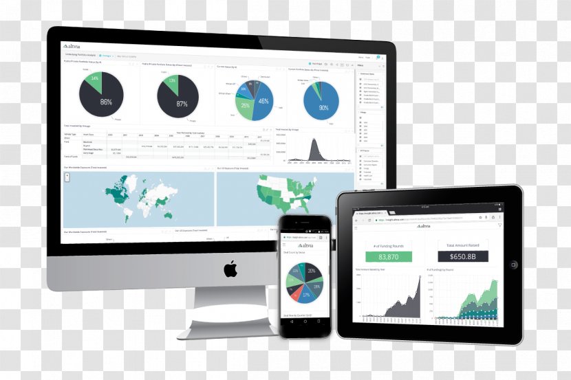 Organization Altvia Solutions, LLC Business Intelligence Computer Software - Monitor - Data Visualization Transparent PNG