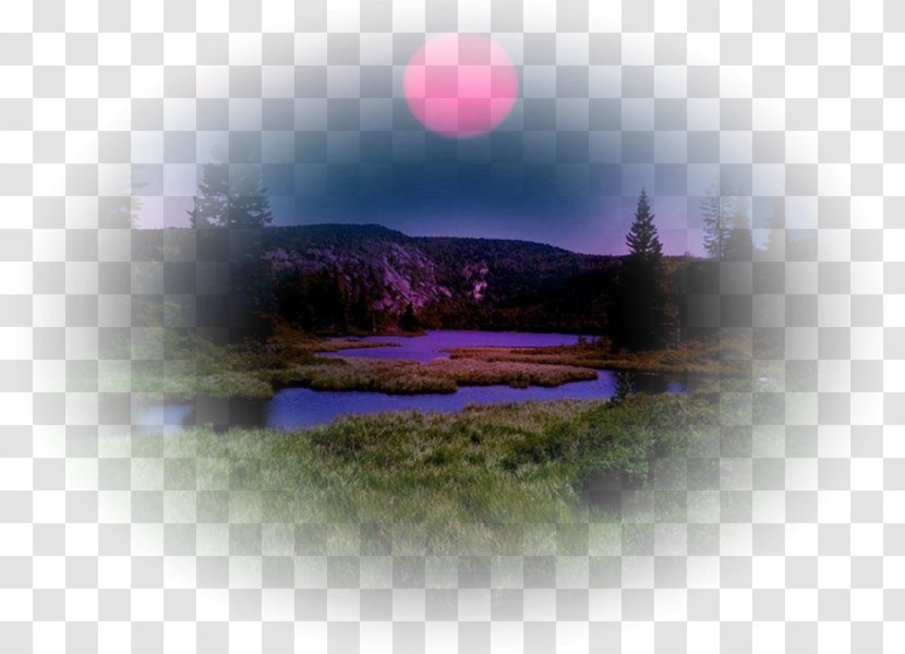 Nature Landscape Desktop Wallpaper Sea - Purple - Family Transparent PNG