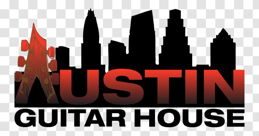 Austin Guitar House Logo Brand City Font - Flower - Mad Cat Prince Transparent PNG