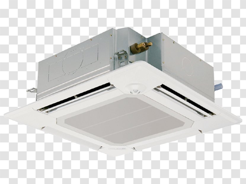 Air Conditioning Mitsubishi Electric Packaged Terminal Conditioner Ton Of Refrigeration Power Inverters - Ceiling - Compact Cassette Transparent PNG