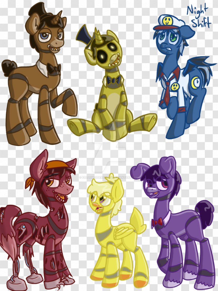 Five Nights At Freddy's 2 3 Freddy's: Sister Location Pony - Cat Like Mammal - Fnaf Transparent PNG