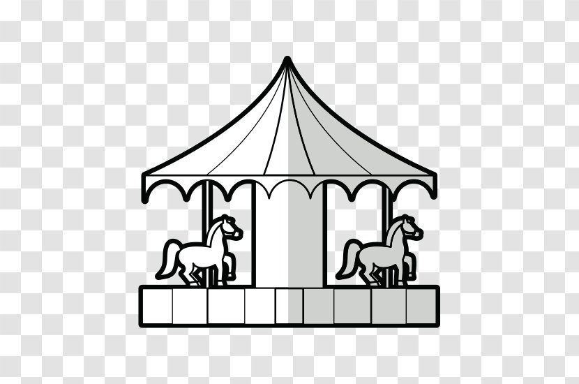 Vector Graphics Illustration Royalty-free Image Carousel - Line Art - Carnival Transparent PNG