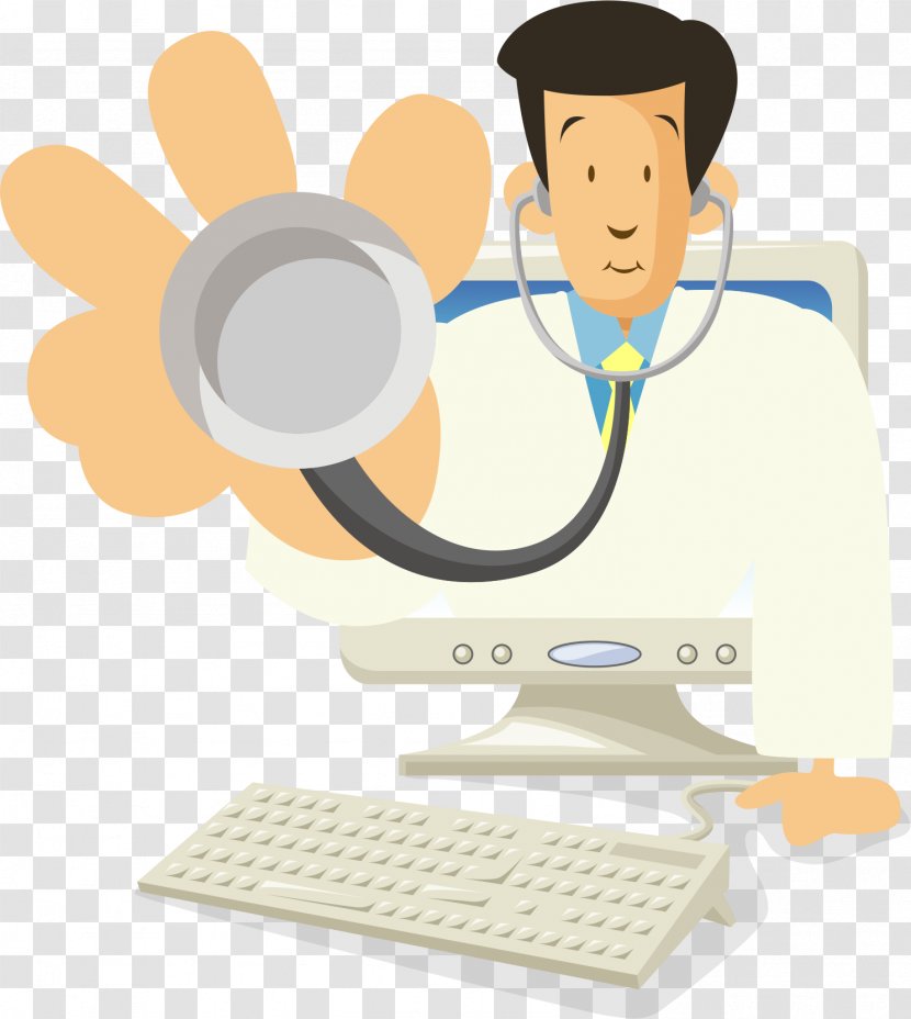 Physician Nurse Adobe Illustrator - Communication - Doctor Element Transparent PNG