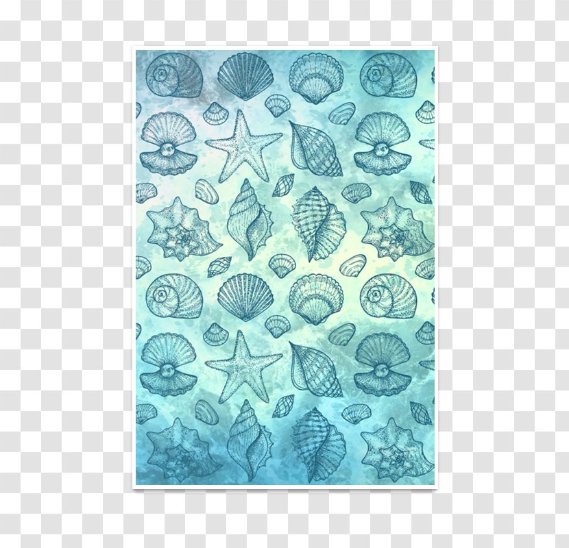 Visual Arts Textile Turquoise Organism - Aqua - Teal Transparent PNG