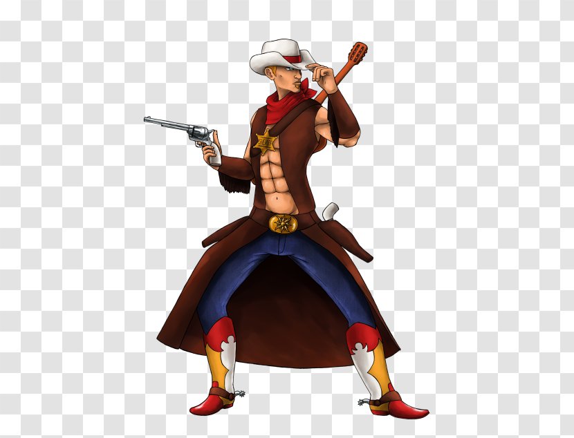 Smite Gunfighter Concept Skin Western - Fictional Character Transparent PNG