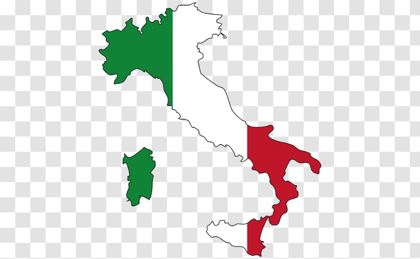 Flag Of Italy Kingdom Map Italian Empire - Organism Transparent PNG