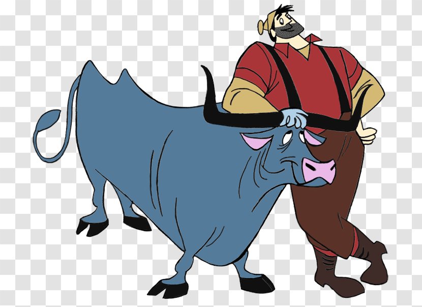 Paul Bunyan And Babe The Blue Ox His Big Clip Art - Apostle Cliparts Transparent PNG