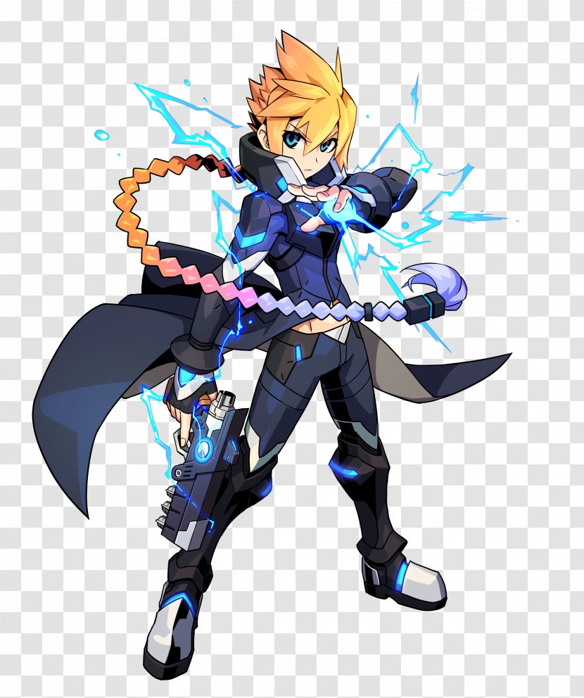 Azure Striker Gunvolt 2 Mighty Shovel Knight Nintendo 3DS - Silhouette Transparent PNG