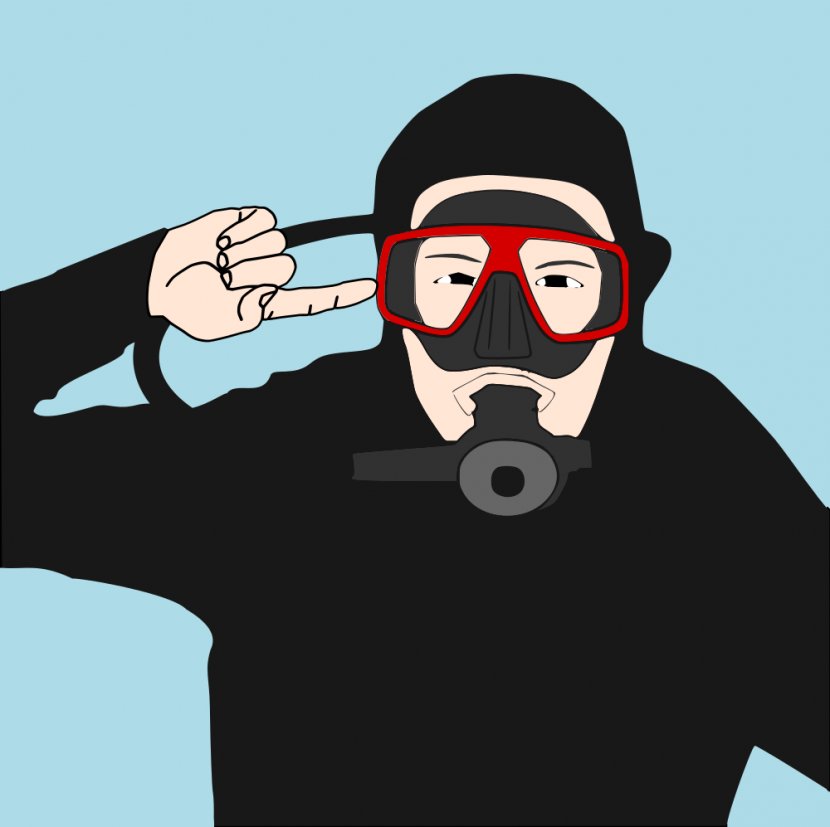 Diver Communications Scuba Diving Underwater Professional Set - Buddy Breathing Transparent PNG