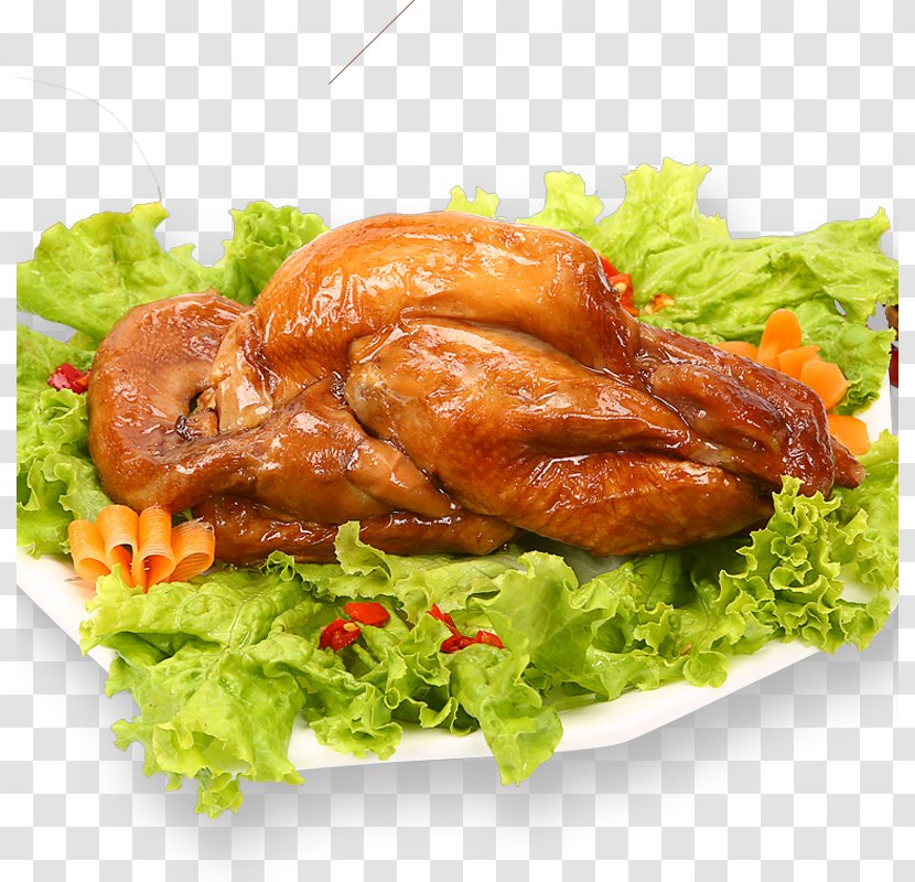 Roast Chicken Barbecue Cocido Fried - Meat - Cooked Transparent PNG