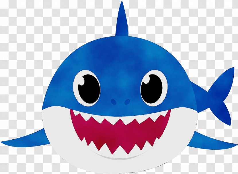 Emoticon - Blue - Smiley Shark Transparent PNG