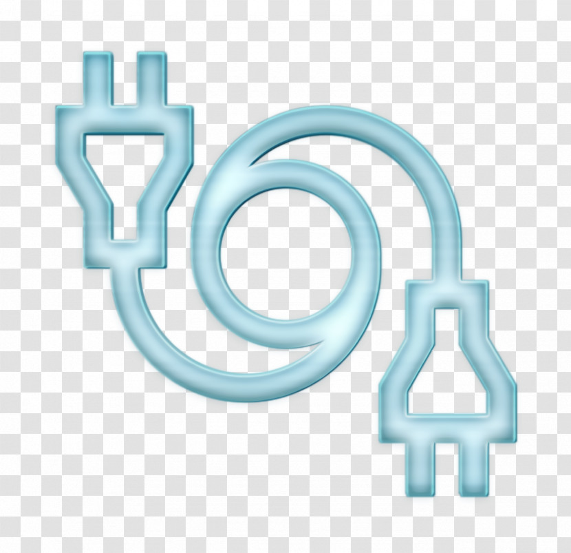 Electrician Tools And Elements Icon Plugs Icon Wire Icon Transparent PNG