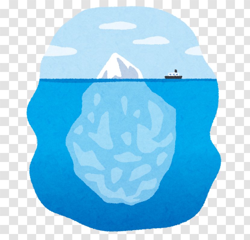 Consciousness Therapy Unconscious Mind Iceberg いらすとや - Turquoise Transparent PNG