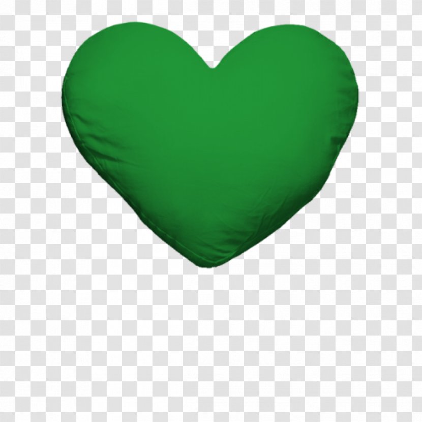 Heart Pillow Save On Print Information - Green Transparent PNG