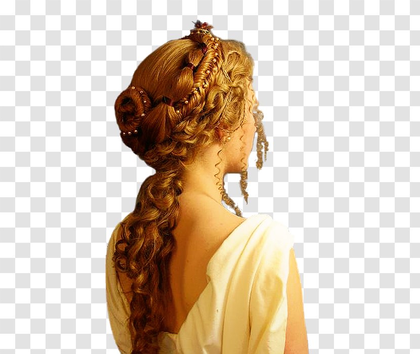 Ancient Rome Roman Empire Hairstyles Braid - Hair Transparent PNG