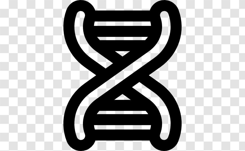 DNA Biology Science - Black And White Transparent PNG
