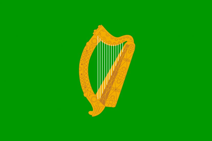 Coat Of Arms Ireland Flag Symbol - Yellow - Saint Patricks Pictures Transparent PNG