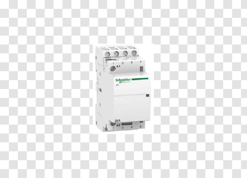 Contactor Circuit Breaker Schneider Electric Three-phase Power Electromagnetic Coil - Threephase - Merlin Gerin Transparent PNG