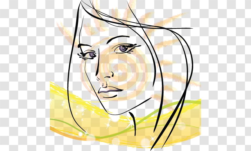 Woman Drawing Clip Art - Frame Transparent PNG