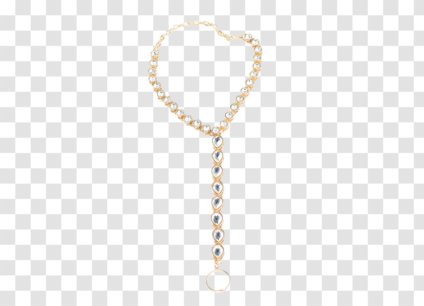 Necklace Anklet Jewellery Silver Fashion - Body Jewelry Transparent PNG