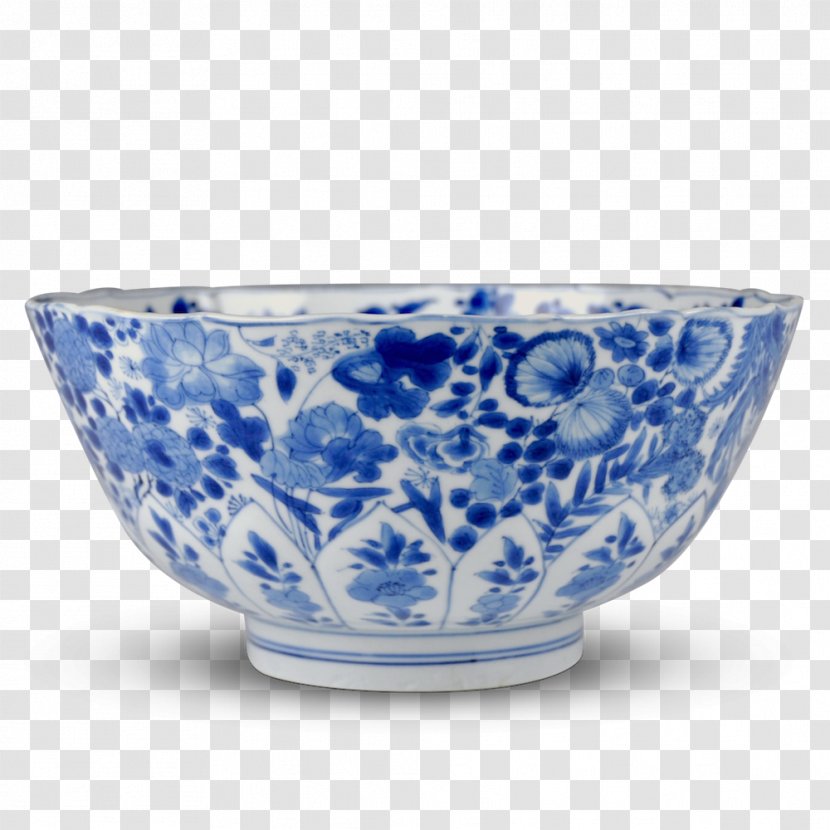 Ceramic Blue And White Pottery Glass Bowl Tableware - Celadon Vase Transparent PNG